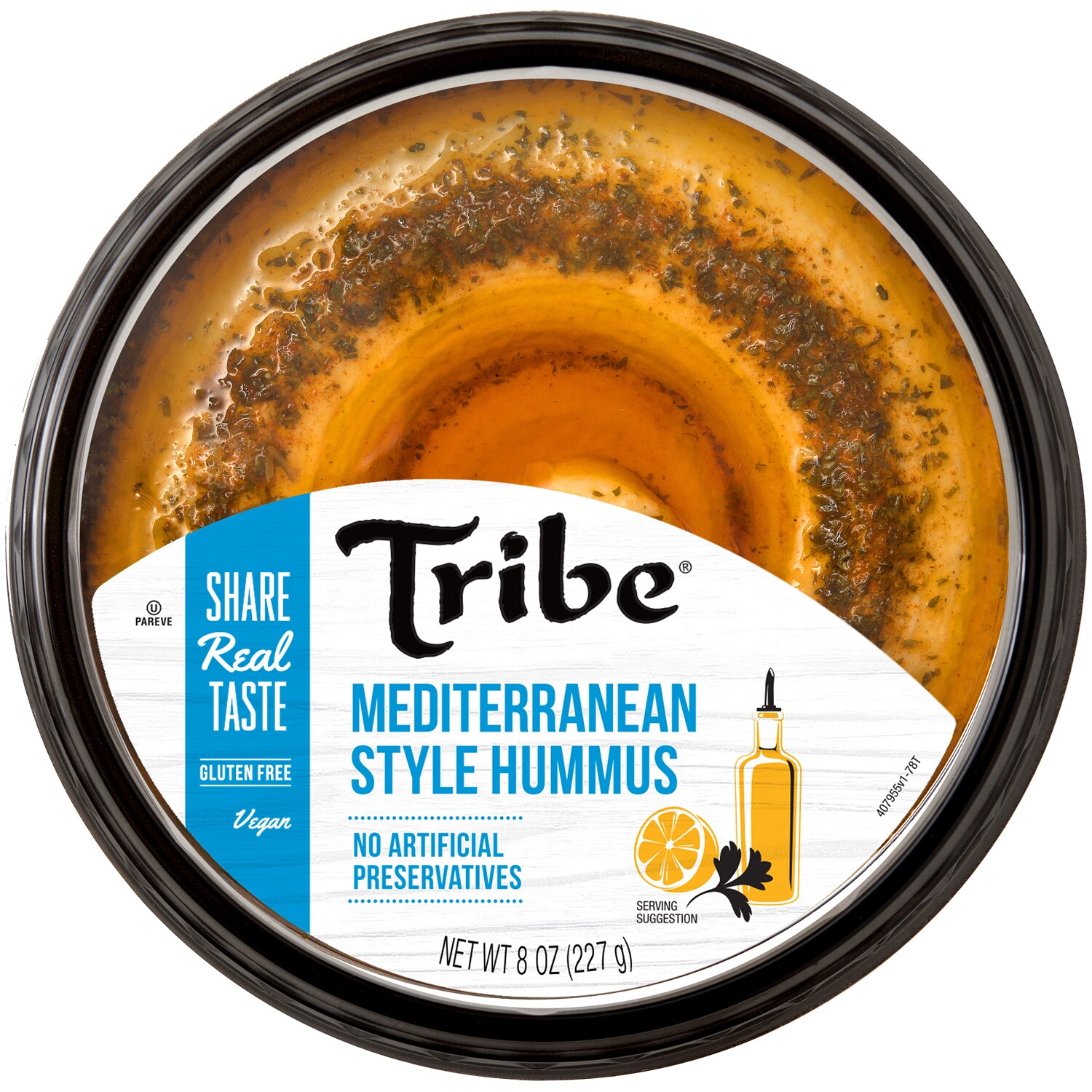 Tribe Hummus, Mediterranean Style 