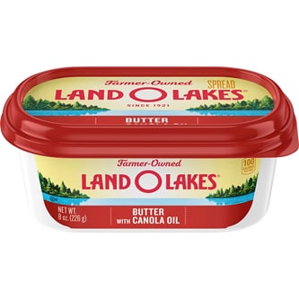 Land O'Lakes Spreadable Butter With Canola Oil