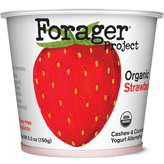 Forager Organic Dairy-Free Cashewmilk Yogurt Alternative, Strawberry