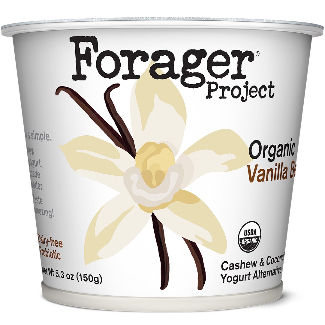 Forager Organic Dairy-Free Cashewmilk Yogurt Alternative, Vanilla Bean