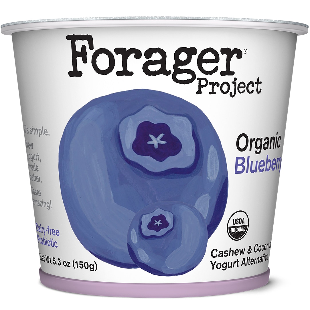 Forager Organic Dairy-Free Cashewmilk Yogurt Alternative, Blueberry