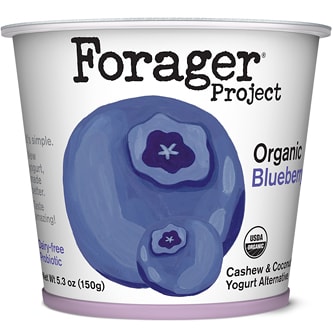 Forager Organic Dairy-Free Cashewmilk Yogurt Alternative, Blueberry