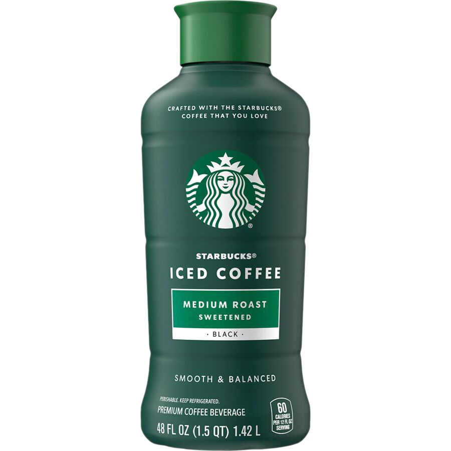 Starbucks Coffee Iced Coffee, Sweetened Medium Roast, Plastic Bottle