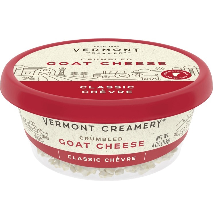 Vermont Creamery Crumbled Goat Cheese, Classic Chèvre