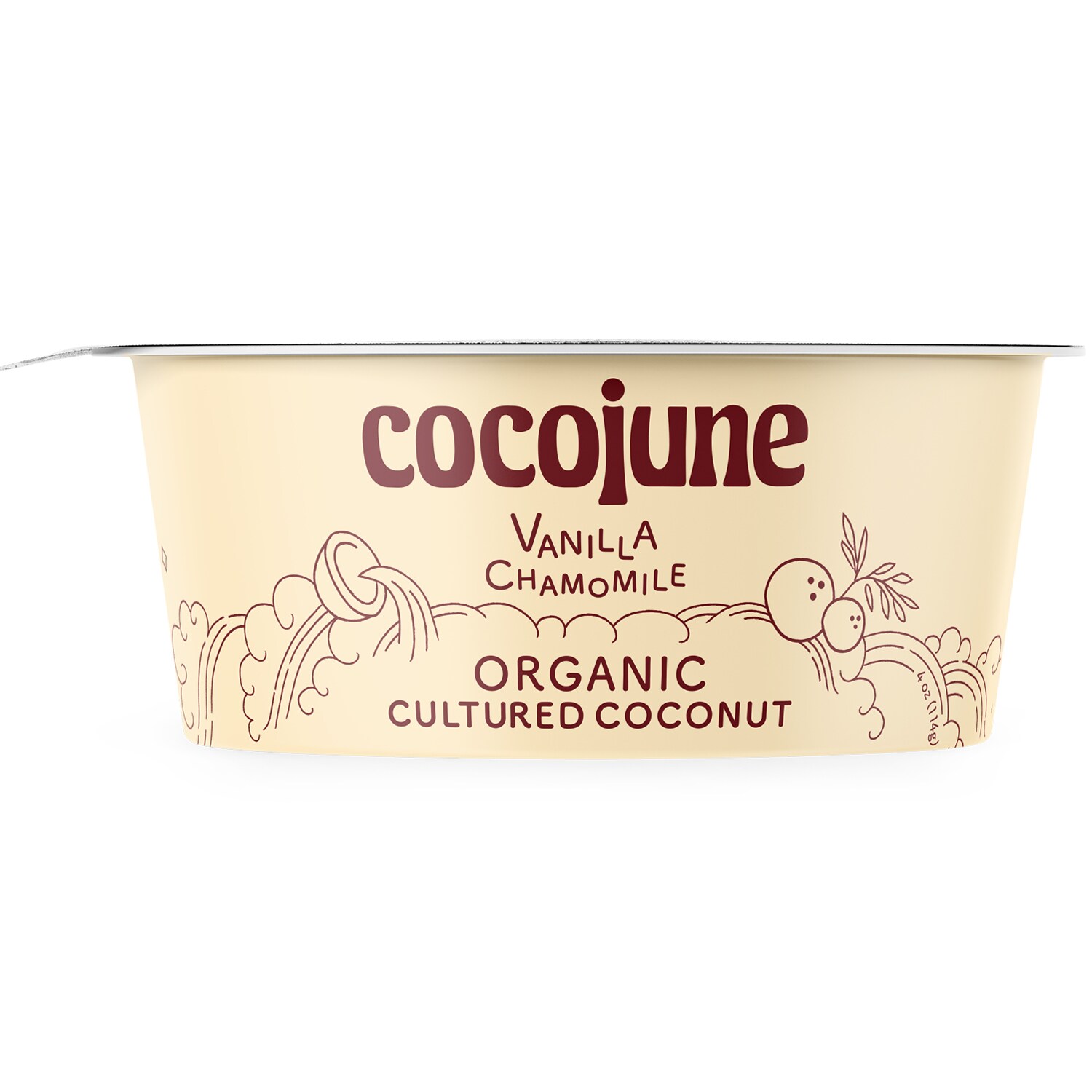 Cocojune Organic Cultured Coconut Yogurt, Vanilla Chamomile