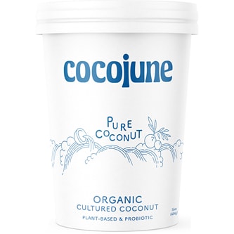 Cocojune Organic Cultured Yogurt, Pure Coconut