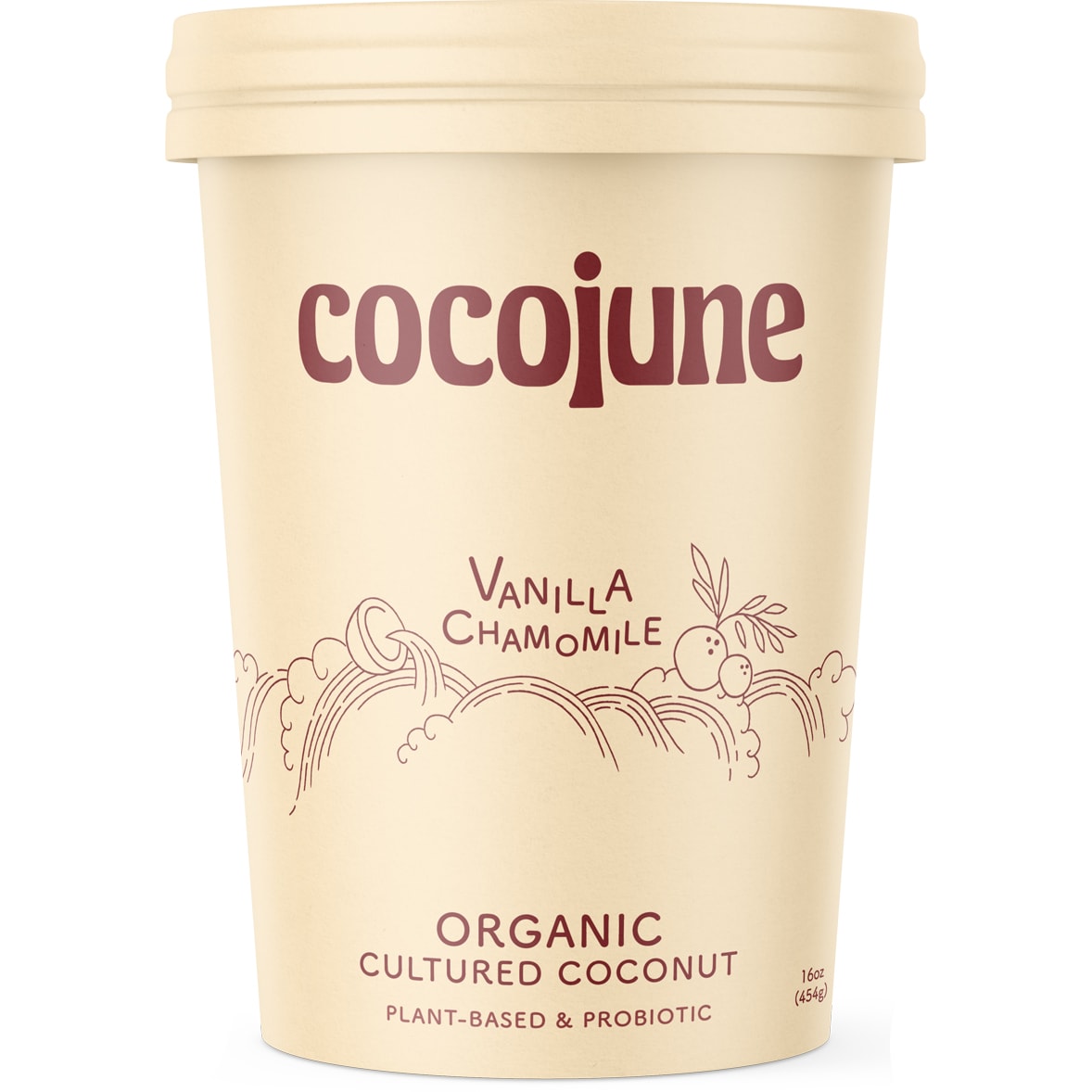 Cocojune Organic Cultured Yogurt, Vanilla Chamomile