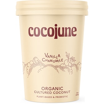 Cocojune Organic Cultured Yogurt, Vanilla Chamomile