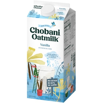 Chobani Oatmilk, Vanilla, Carton