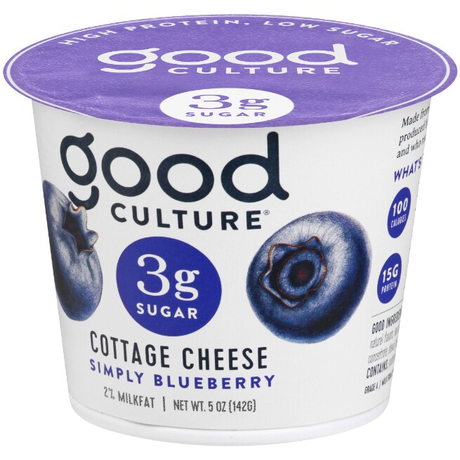 Good Culture 3g Sugar Cottage Cheese, Blueberry