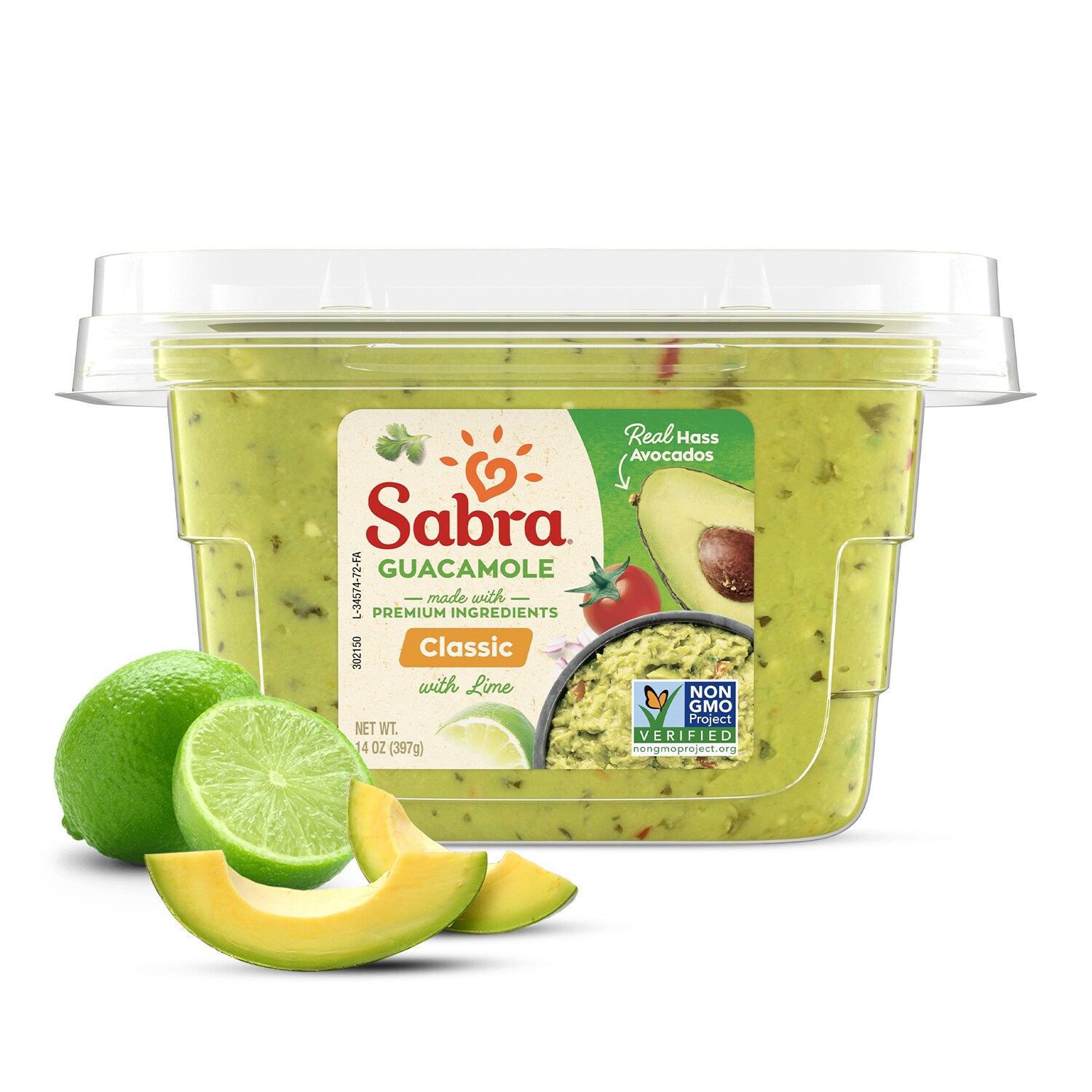 Sabra Guacamole, Classic with Lime | FreshDirect
