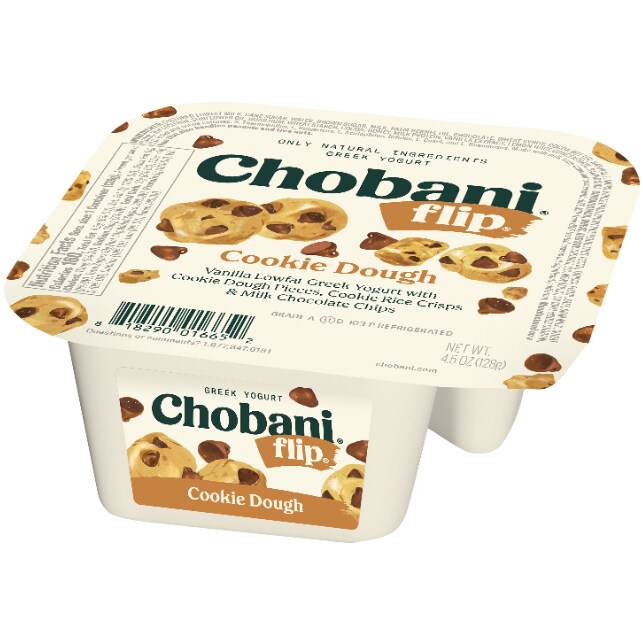 Chobani Flip Low-Fat Greek Yogurt, Cookie Dough