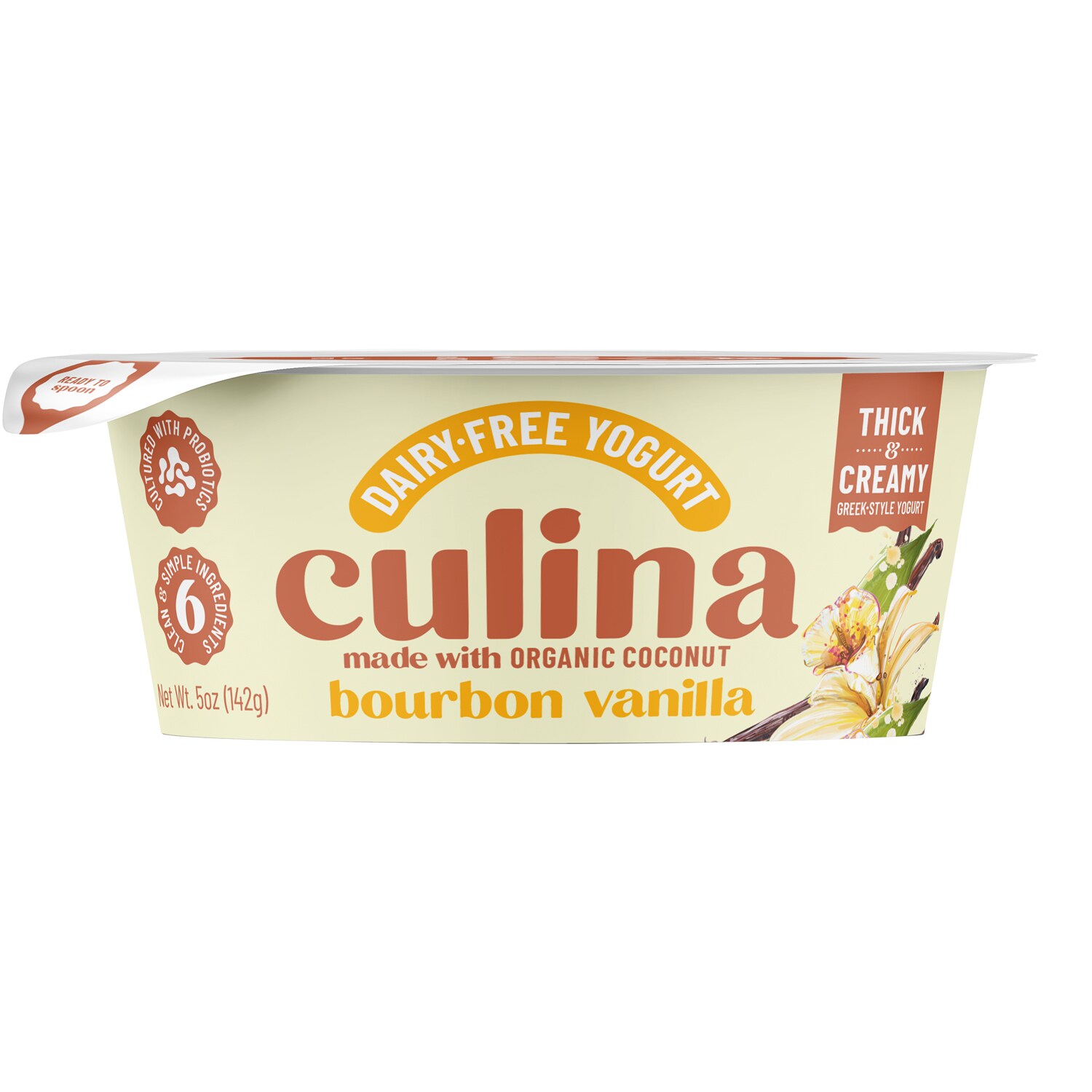 Culina Dairy-Free Yogurt, Bourbon Vanilla