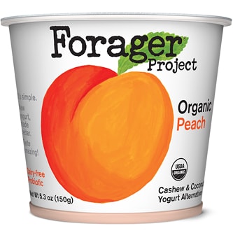 Forager Organic Dairy-Free Cashewmilk Yogurt Alternative, Peach