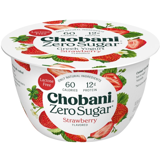 Chobani Zero Sugar Greek Yogurt, Strawberry