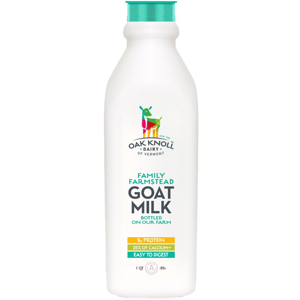 Oak Knoll Dairy 100% Goat Milk, Plastic Bottle