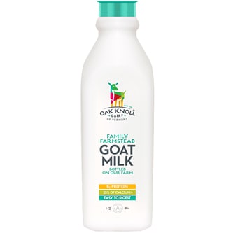 Oak Knoll Dairy 100% Goat Milk, Plastic Bottle