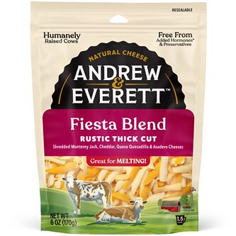 Andrew & Everett Rustic Thick Cut Shredded Fiesta Blend