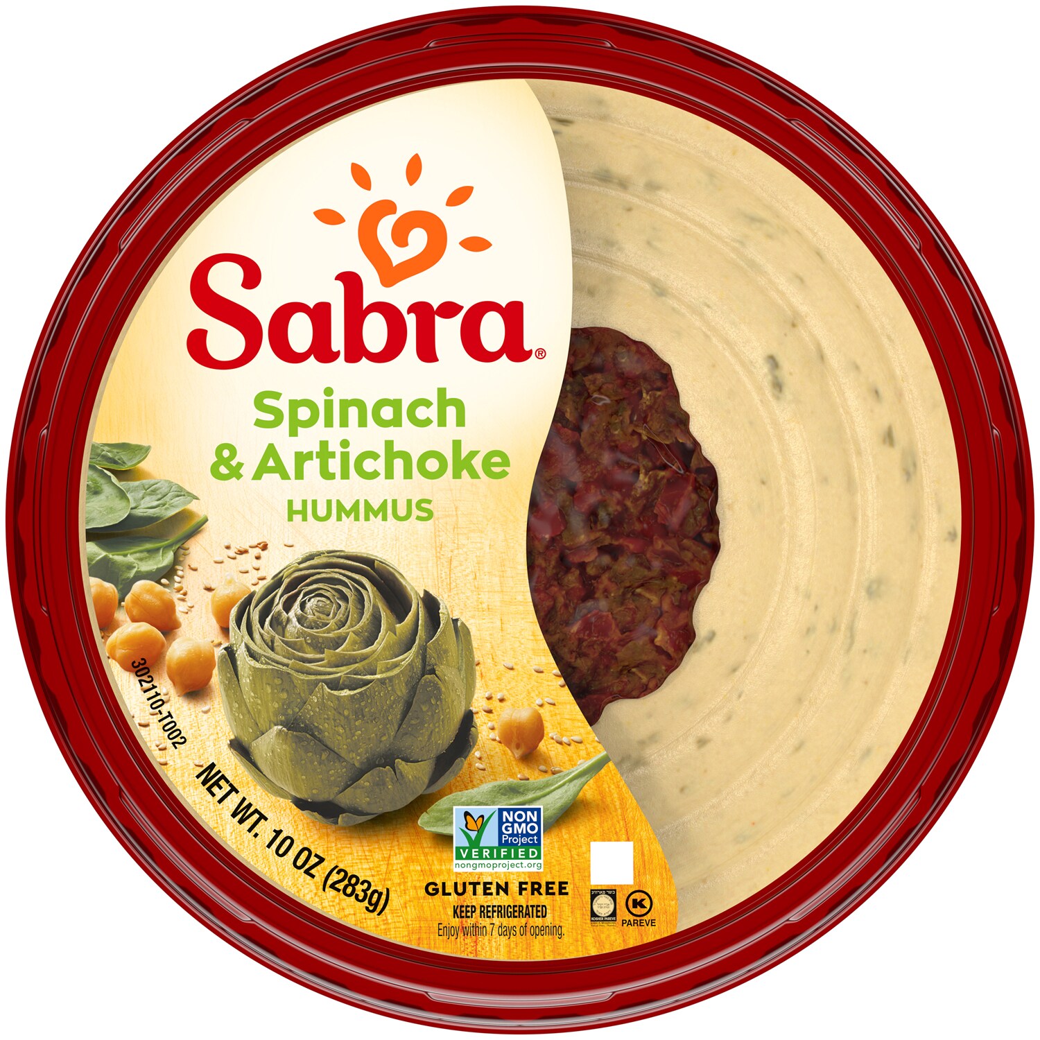 Sabra Hummus, Spinach & Artichoke