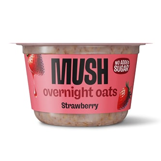 Mush Ready-to-Eat Oats, Strawberry