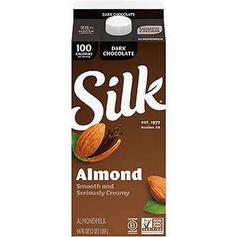 Silk Almondmilk, Dark Chocolate, Carton