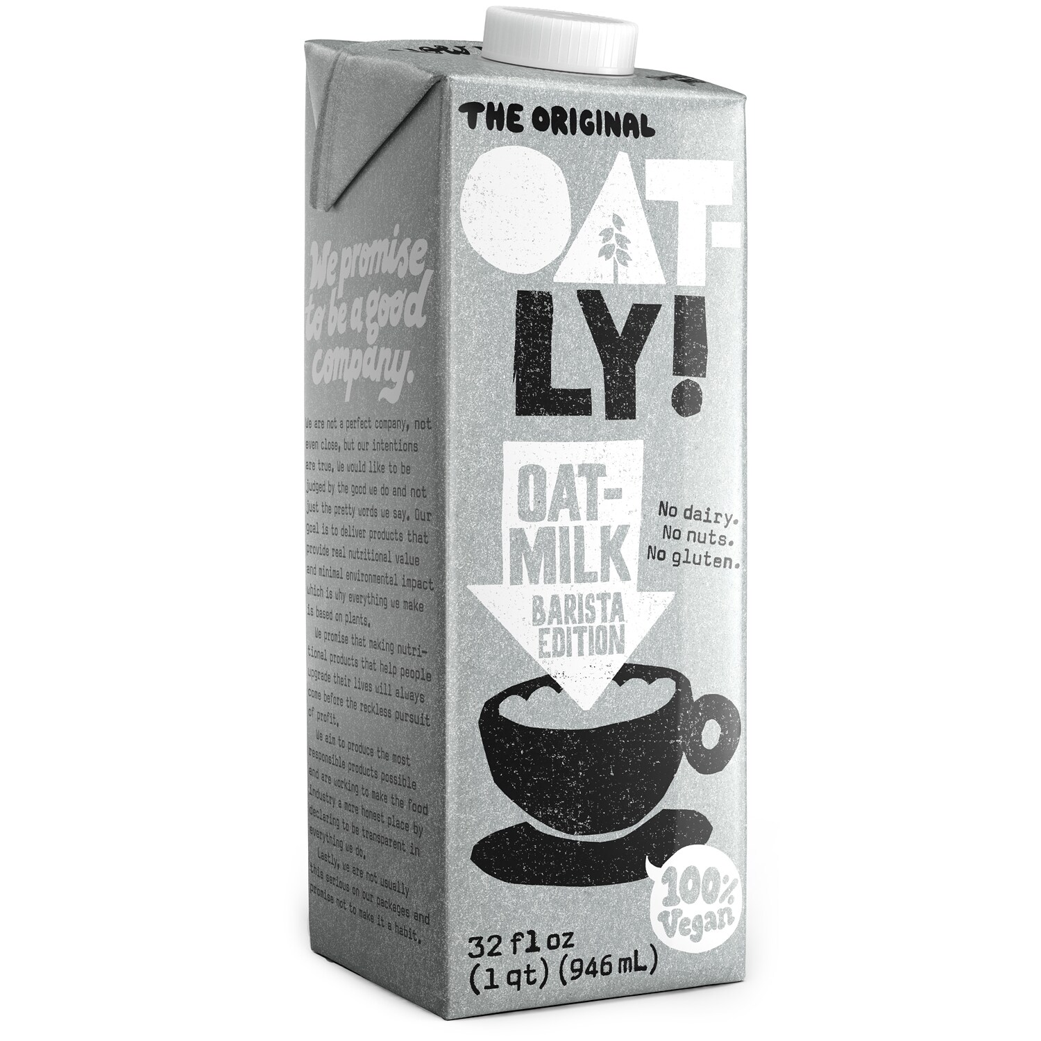 Oatly Oatmilk, Barista Edition, Carton