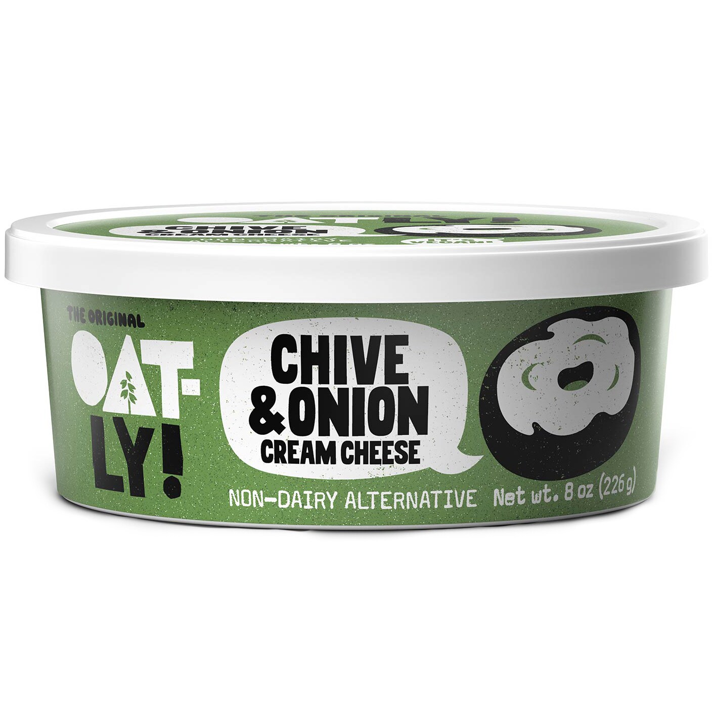 Oatly Non-Dairy Cream Cheese, Chive & Onion