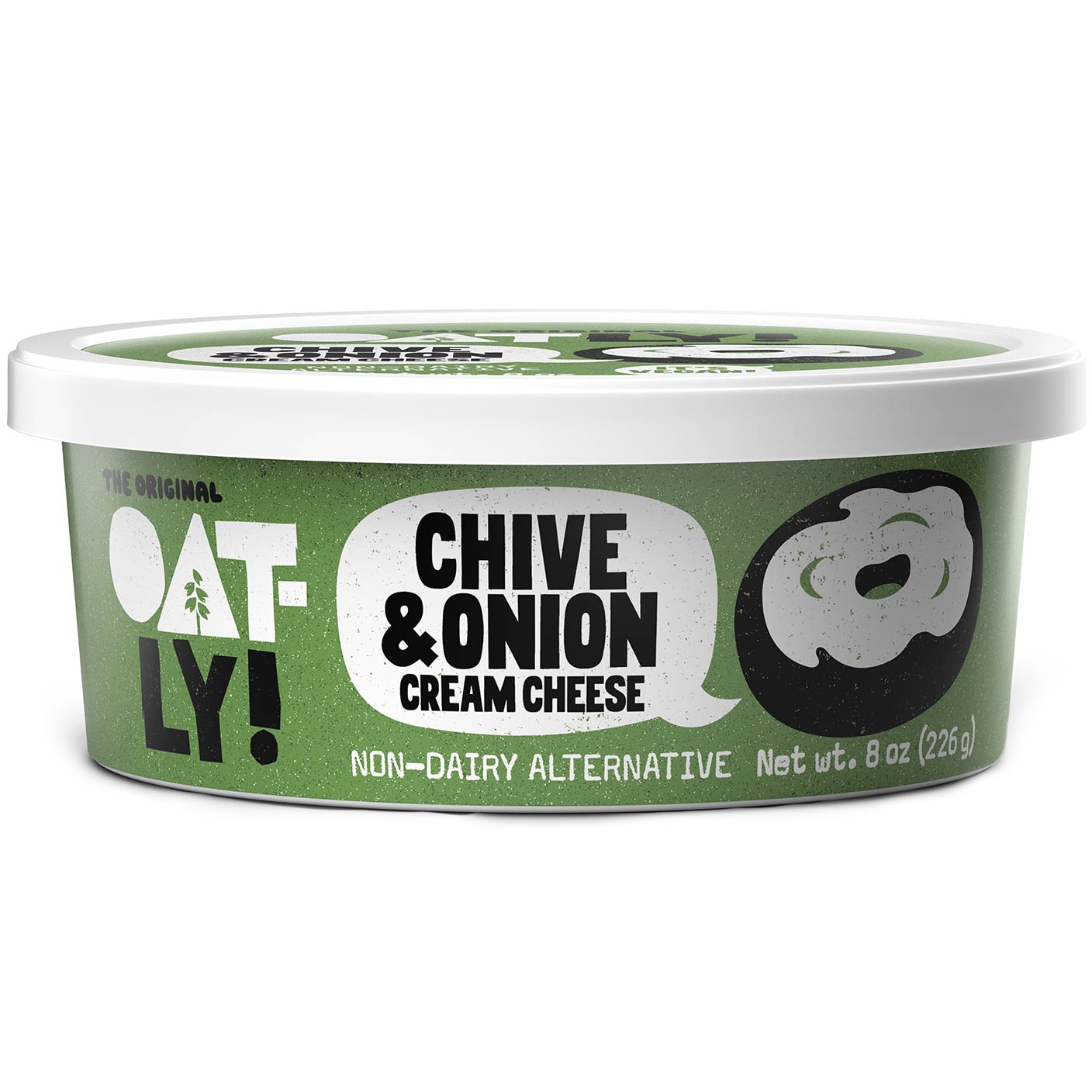 Oatly Non-Dairy Cream Cheese, Chive & Onion