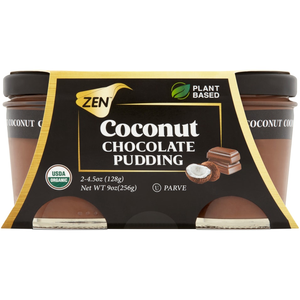 Zen Plant-Based Coconut Milk Pudding, Chocolate