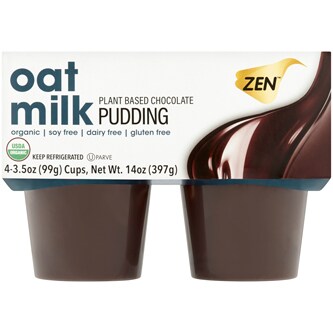 Zen Plant-Based Oat Milk Pudding, Chocolate
