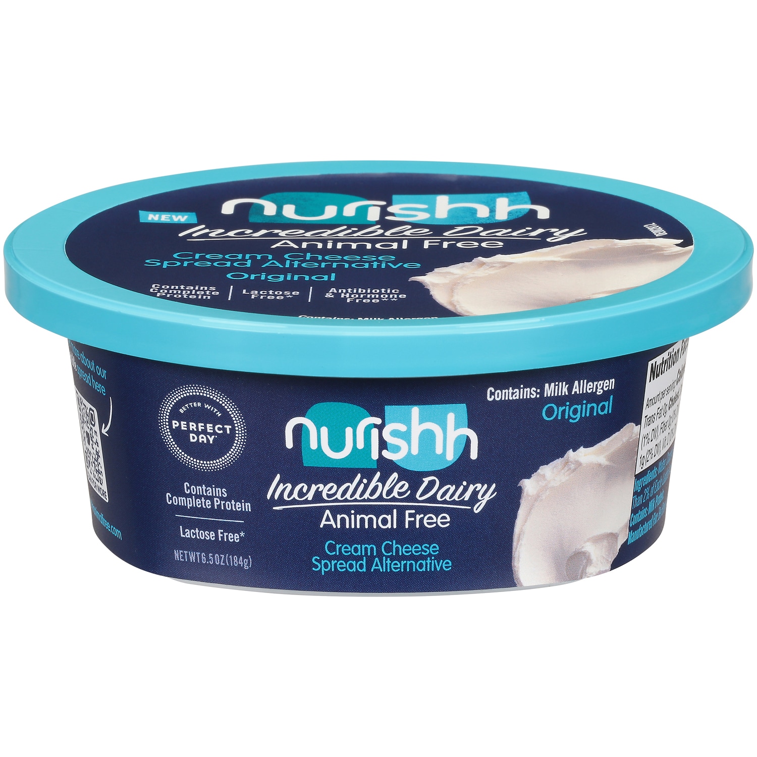 Nurishh Animal Free Cream Cheese Spread Alternative, Original 