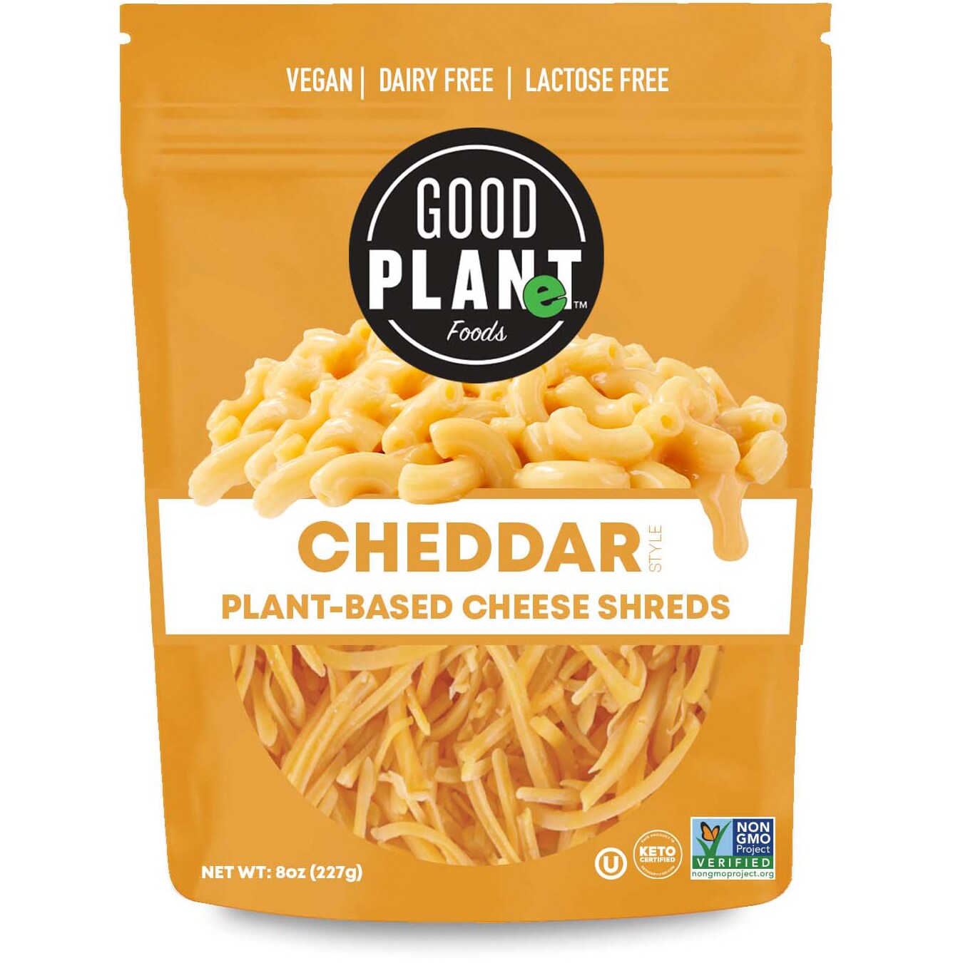 GOOD PLANeT Foods Plant-Based Cheese, Cheddar Shreds