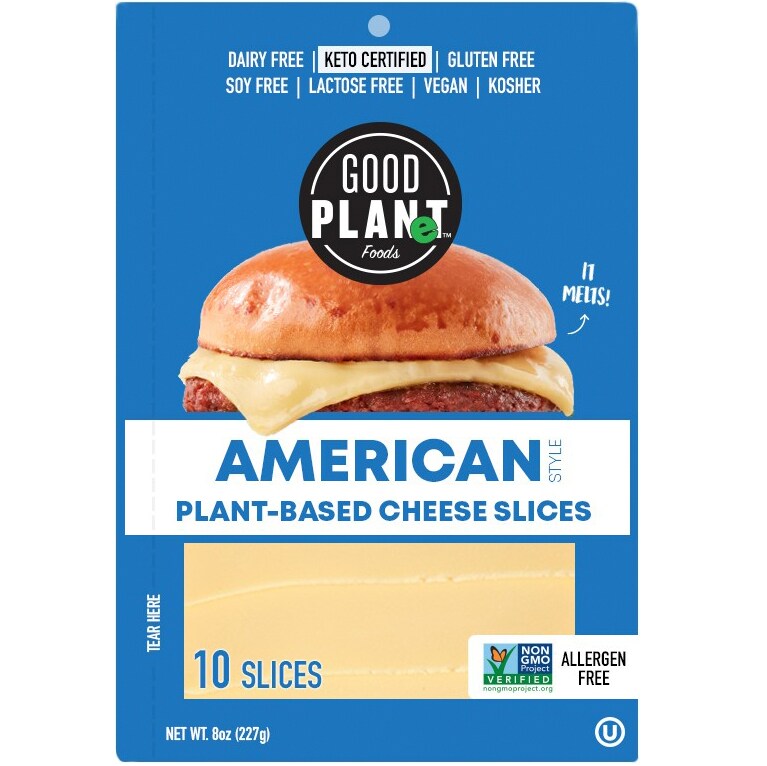 GOOD PLANeT Foods Plant-Based Cheese, American Slices