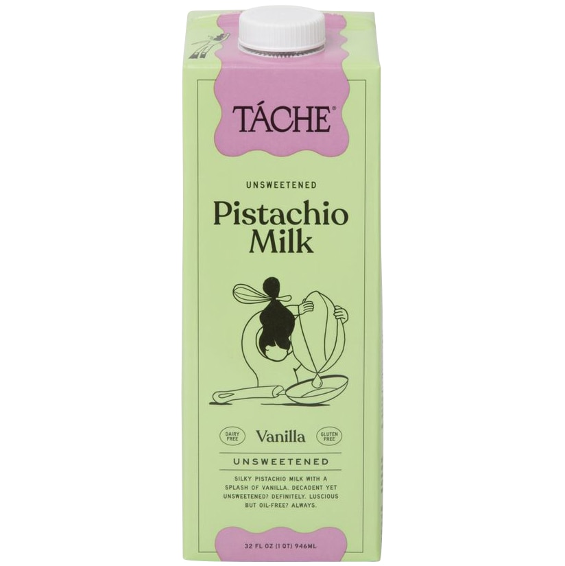 Tache Pistachio Milk, Vanilla Unsweetened, Carton