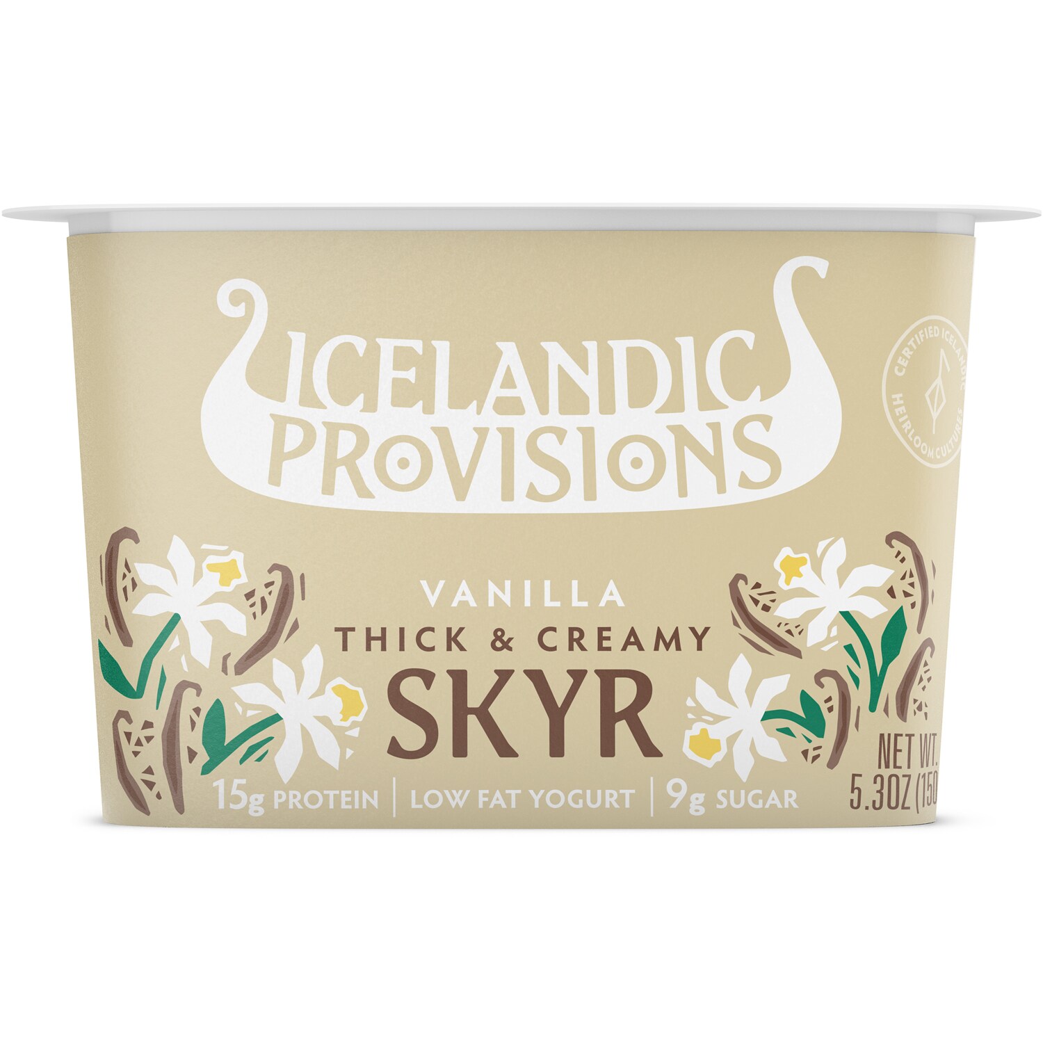 Icelandic Provisions Thick & Creamy Skyr, Vanilla