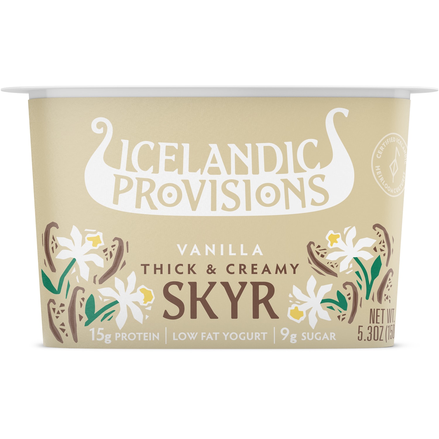 Icelandic Provisions Thick & Creamy Skyr, Vanilla