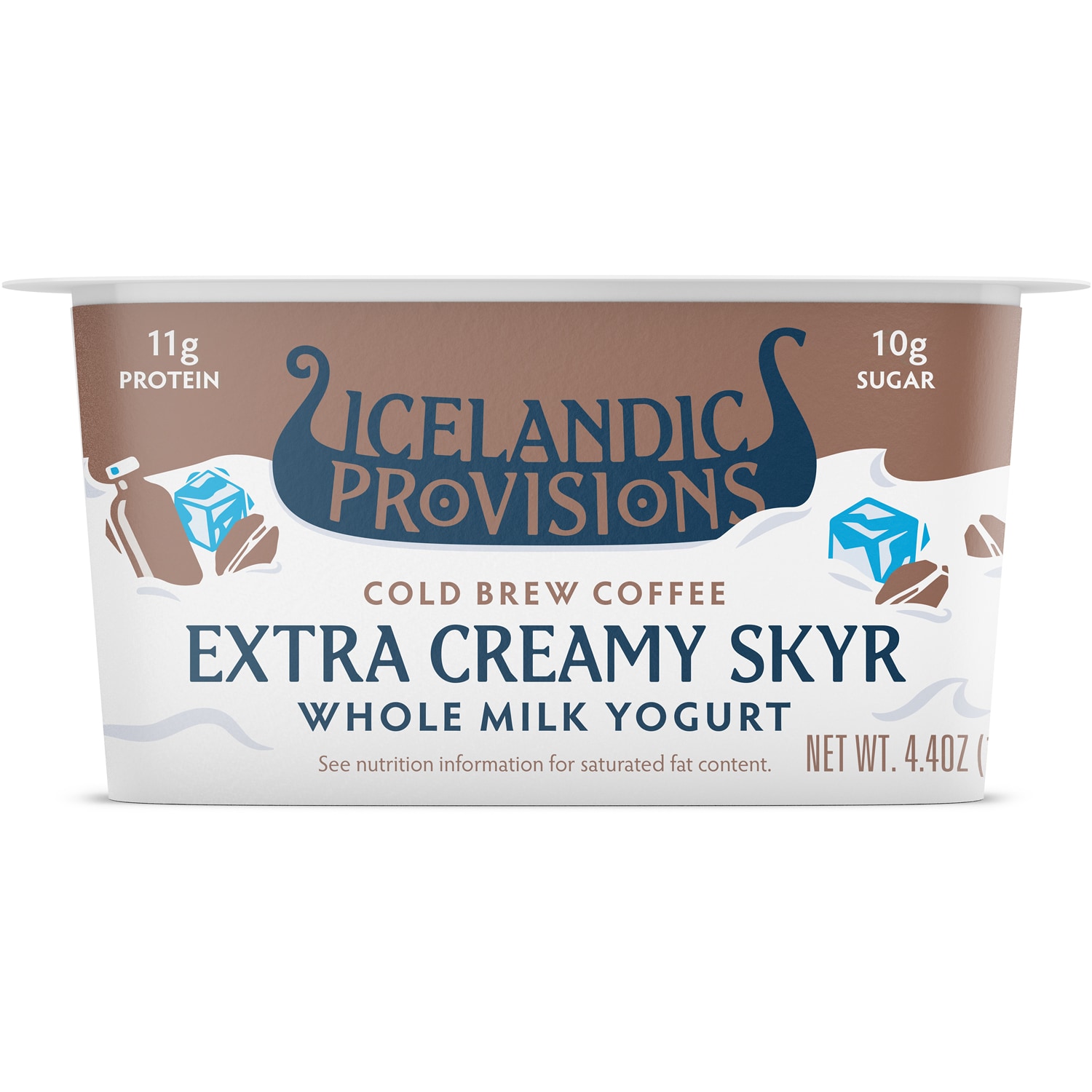 Icelandic Provisions Extra Creamy Skyr Whole Milk Yogurt, Cold Brew Coffee