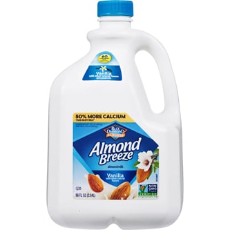 Blue Diamond Almond Breeze Almond Milk, Vanilla, Plastic Bottle