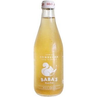 Baba's Bucha Organic Kombucha, Bee's Knees, Glass Bottle