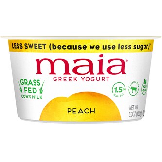 Maia Grass-Fed Greek Yogurt, Peach