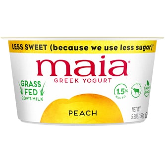 Maia Grass-Fed Greek Yogurt, Peach