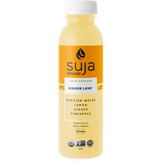 Suja Organic Cold Pressed Juice, Ginger Love, Plastic Bottle