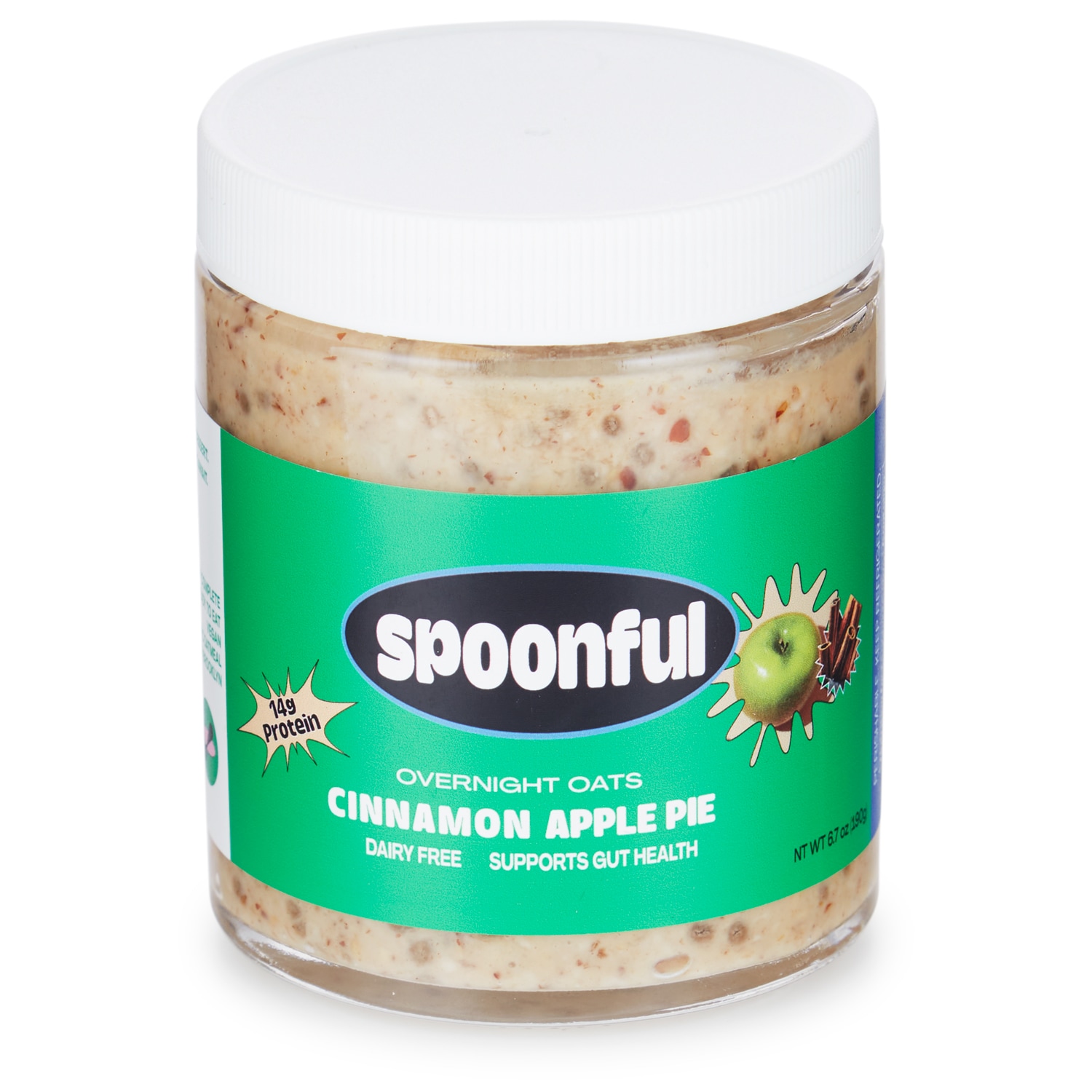 Spoonful Ready-to-Eat Protein Oatmeal, Cinnamon Apple Pie