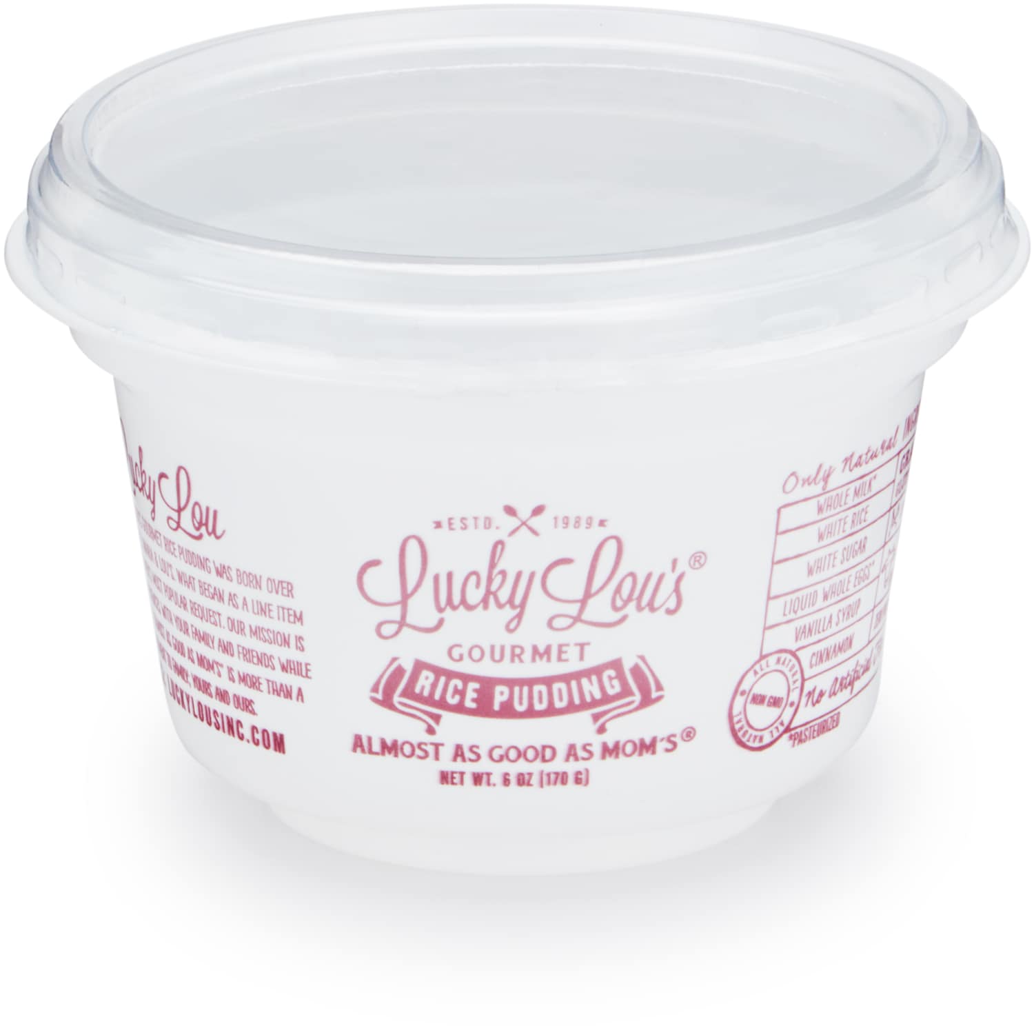 Lucky Lou's Gourmet Rice Pudding