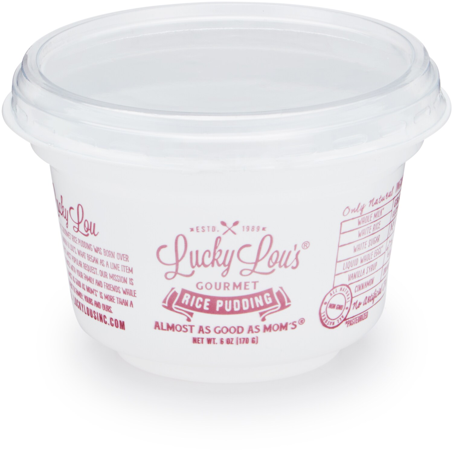 Lucky Lou's Gourmet Rice Pudding