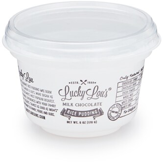 Lucky Lou's Gourmet Rice Pudding, Milk Chocolate