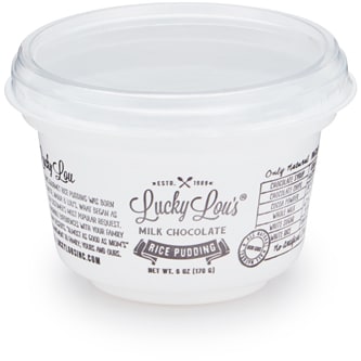 Lucky Lou's Gourmet Rice Pudding, Milk Chocolate