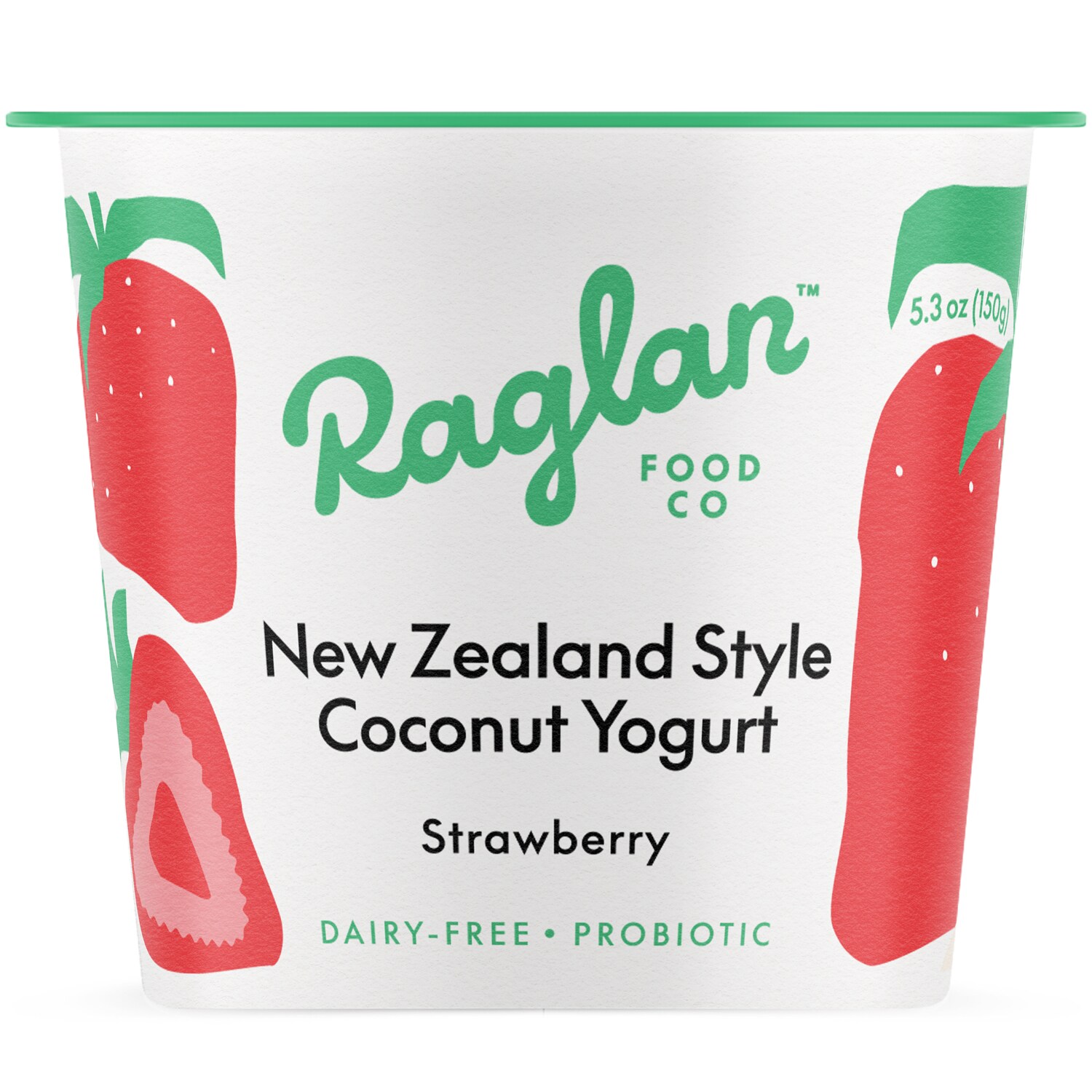 Raglan Food Co. New Zealand Style Coconut Yogurt, Strawberry