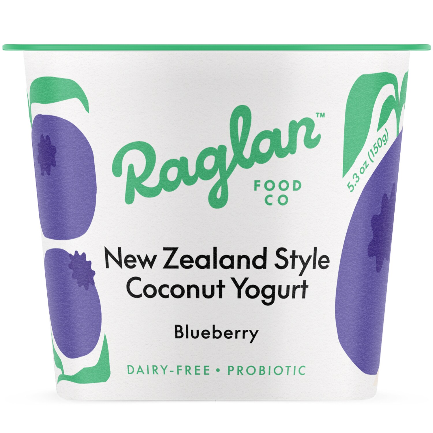 Raglan Food Co. New Zealand Style Coconut Yogurt, Blueberry