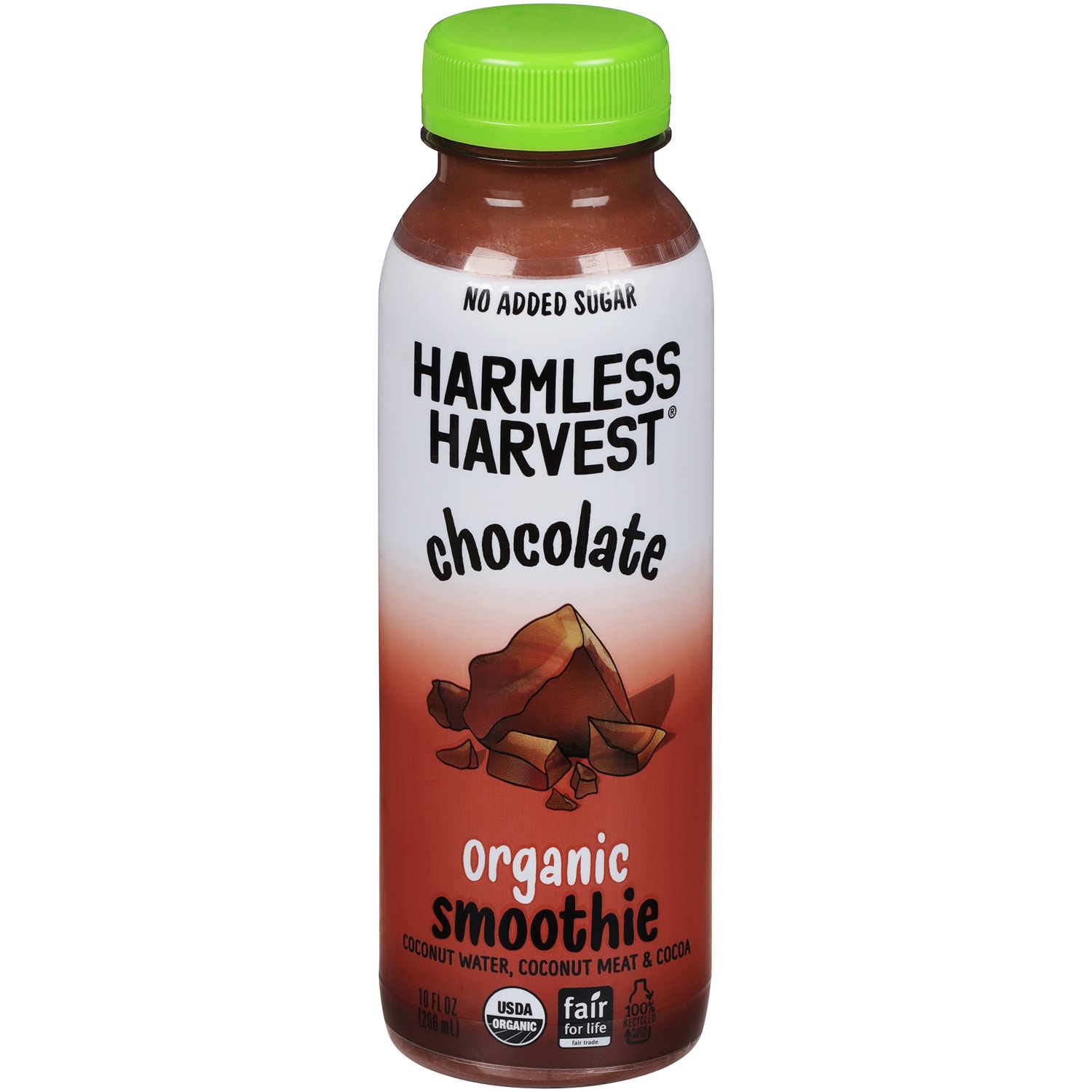 Harmless Harvest Organic Coconut Smoothie, Chocolate, Plastic Bottle